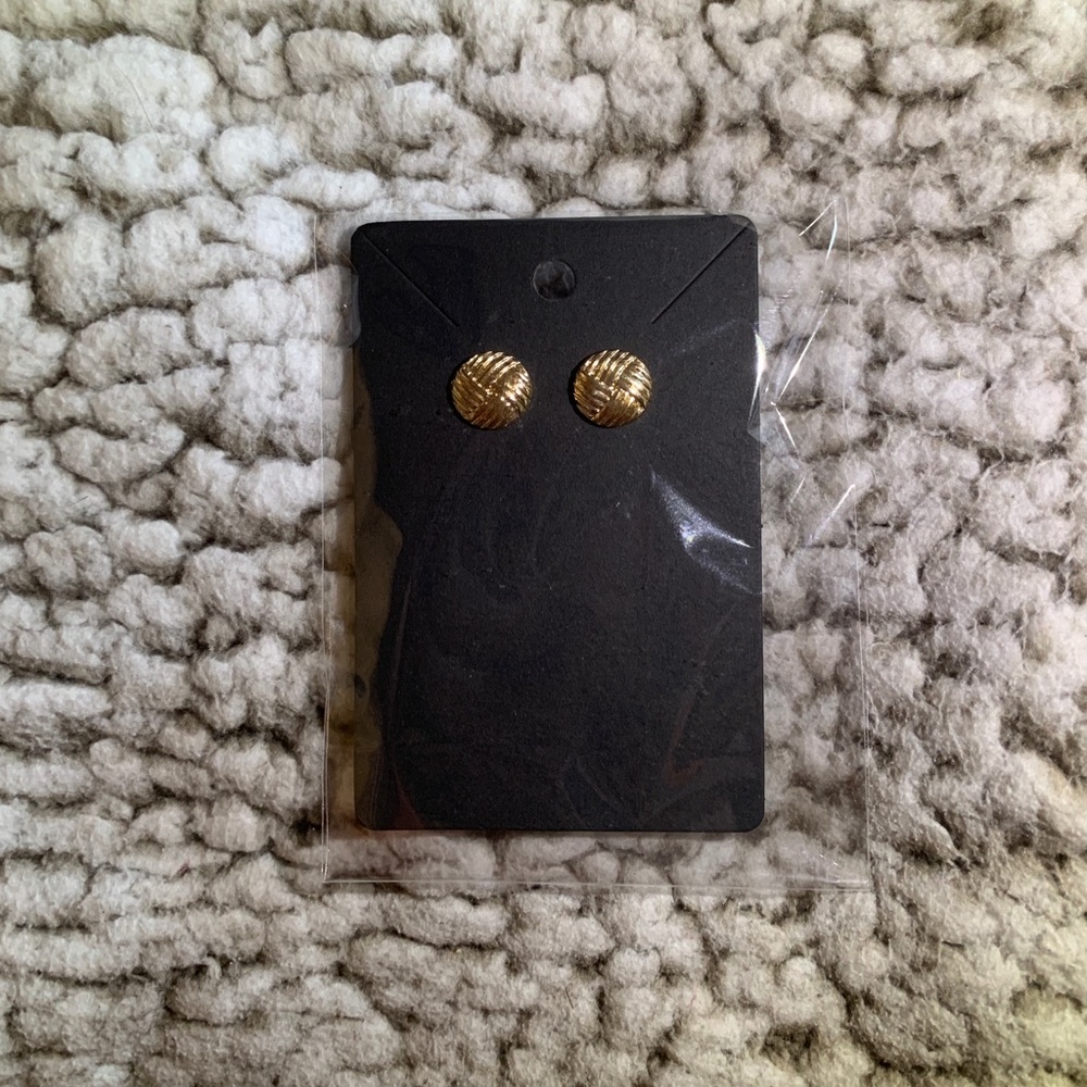 Round Golden Earrings